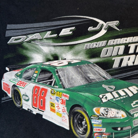 Vintage 90’s NASCAR “Winners Circle” Dale Earnhardt Jr. Double Sided Tee: Medium - Picture 4 of 6